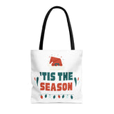 To Be Jolly Tote Bags White, Reusable Canvas Tote Bags, Available in Different Size - Infinite Pack